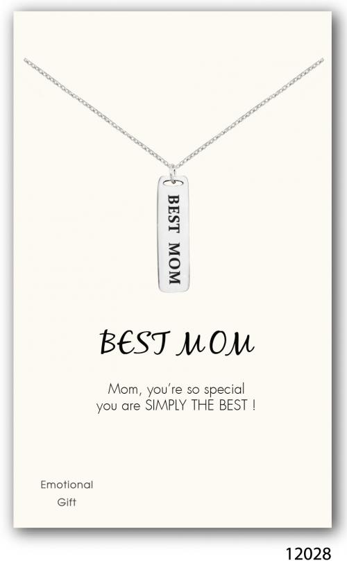 Best mom silver pendant